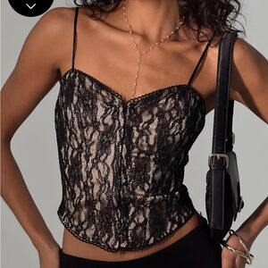 Princess Polly lace corset top